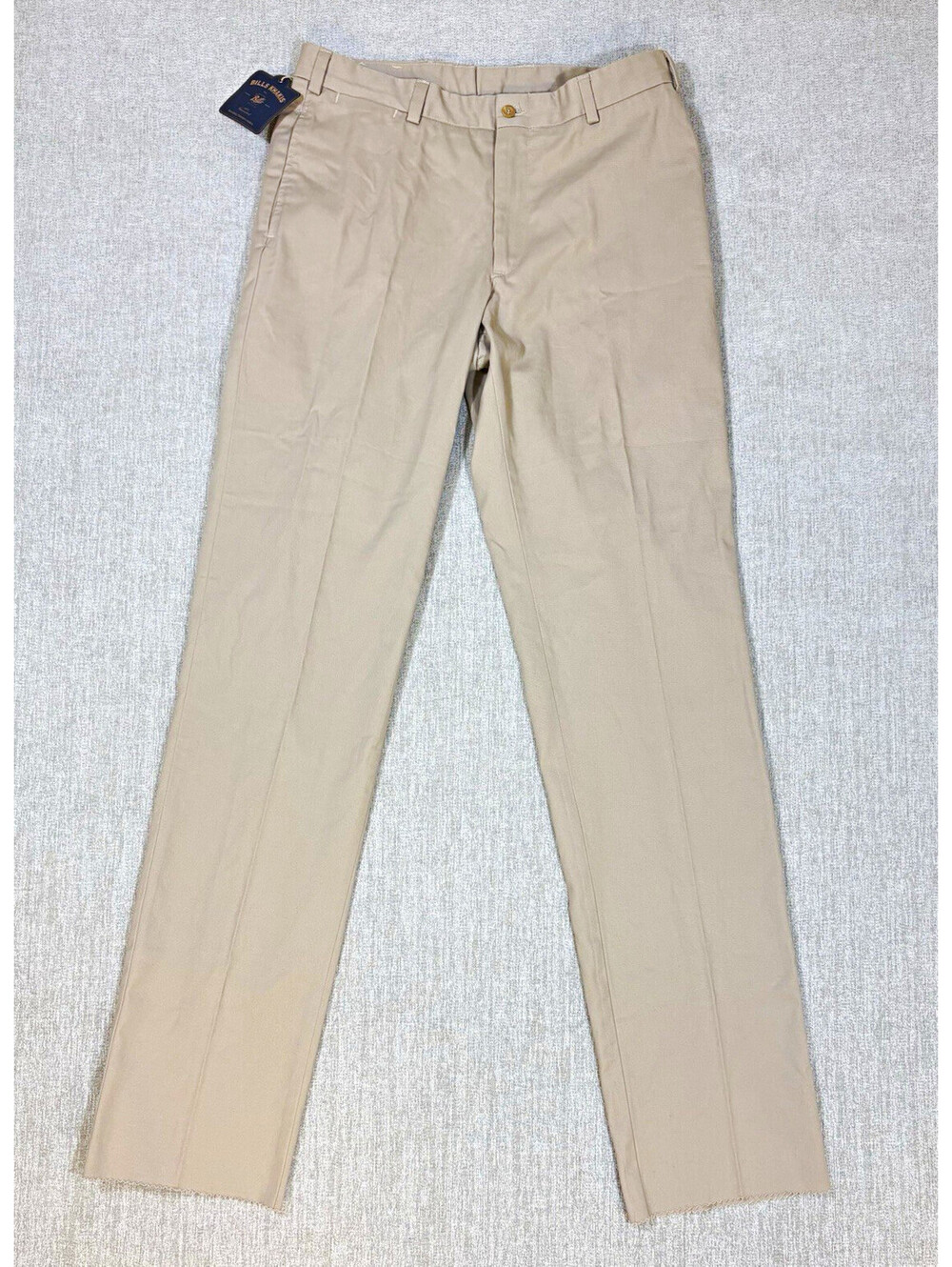 Bills Khakis M2 Standard Fit Mens 36 Khaki Plain Front Chino Pants NWT Unhemmed